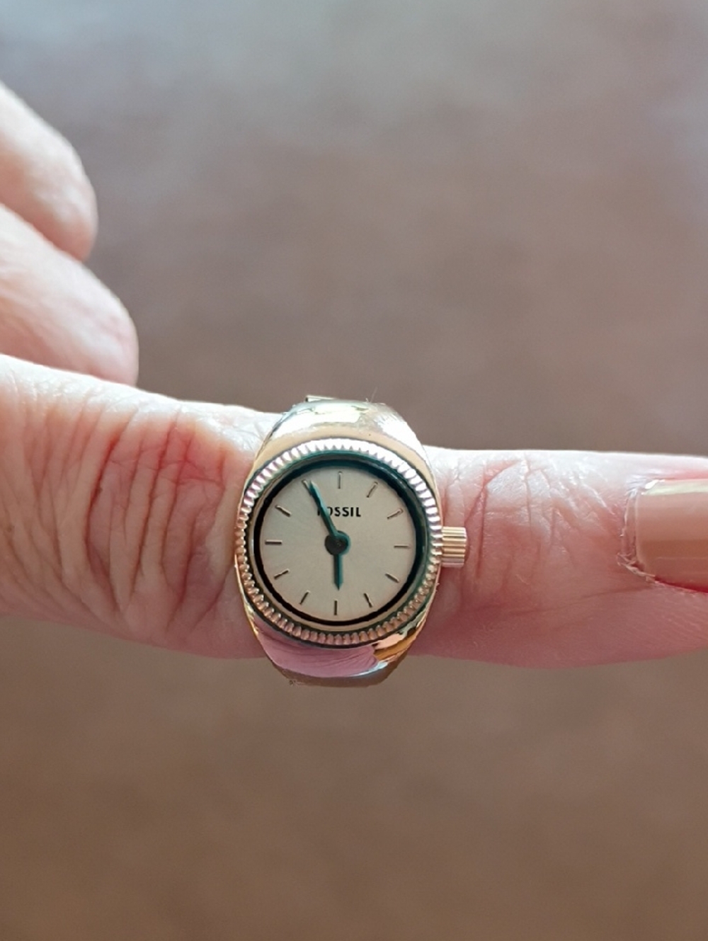 Fossil Rose Gold Ring Watch